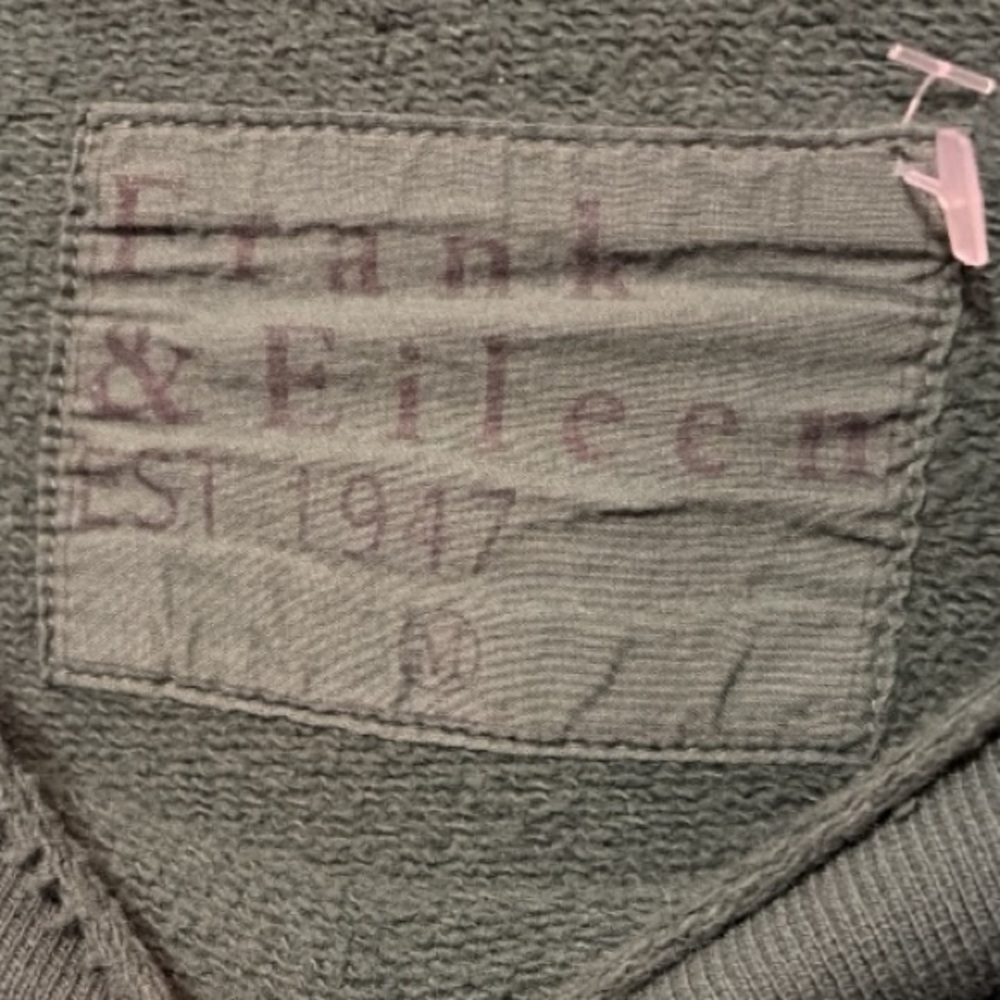FRANK & EILEEN IZZIE Sweatshirt Party Dress Green - Picture 7 of 8